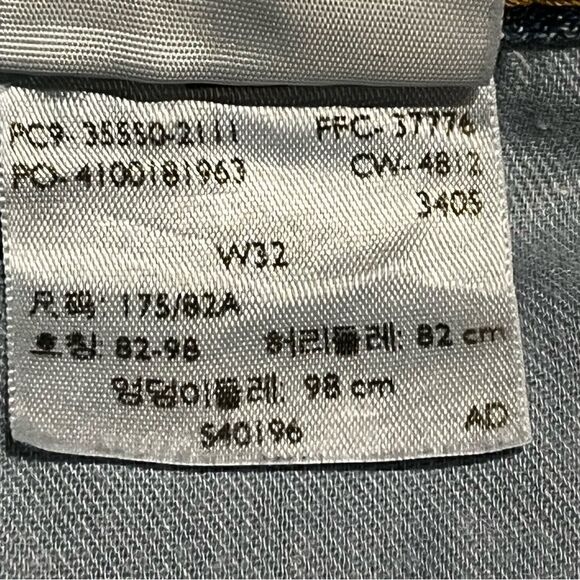 Levi's Shorts Blue Denim W32 Hi Rise mid-length - Picture 4 of 7